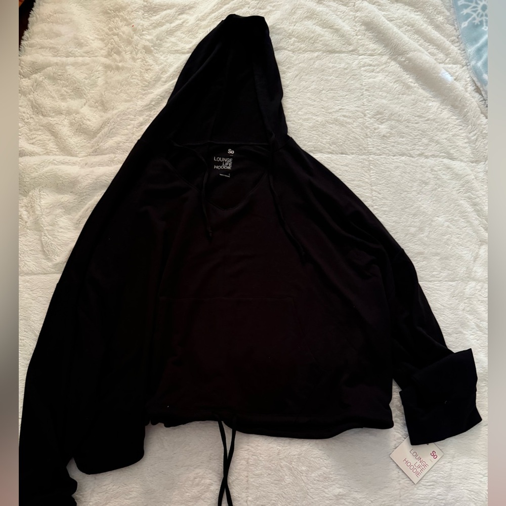 Black hoodie